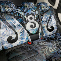 New Zealand Aotearoa Back Car Seat Cover Pikorua Single Twist Green Paua Shell DT05 - Polynesian Pride