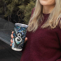 New Zealand Aotearoa Tumbler Cup Pikorua Single Twist Green Paua Shell DT05 - Polynesian Pride