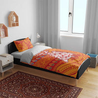 French Polynesia Christmas Bedding Set Seashell Xmas Tree Tribal Waves DT05 - Polynesian Pride