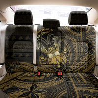Niue Christmas Back Car Seat Cover Niuean Crab Xmas Tribal Waves - Polynesian Pride