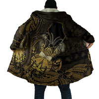 Niue Christmas Cloak Niuean Crab Xmas Tribal Waves - Polynesian Pride