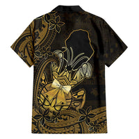 Niue Christmas Family Matching Off Shoulder Short Dress and Hawaiian Shirt Niuean Crab Xmas Tribal Waves DT05 - Polynesian Pride