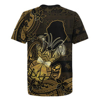 Niue Christmas Rugby Jersey Niuean Crab Xmas Tribal Waves - Polynesian Pride