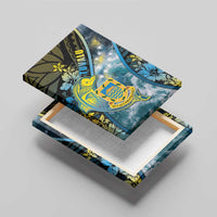 Tuvalu Canvas Wall Art Dolphin On The Waves