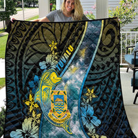 Tuvalu Quilt Dolphin On The Waves