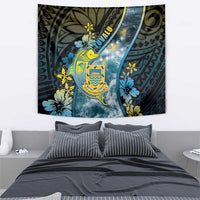 Tuvalu Tapestry Dolphin On The Waves