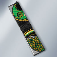 South Sea Islanders And Solomon Islands Auto Sun Shade Solomons Coat Of Arms And Southern Cross DT05 - Polynesian Pride
