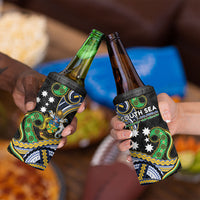 South Sea Islanders And Solomon Islands 4 in 1 Can Cooler Tumbler Solomons Coat Of Arms And Southern Cross DT05 - Polynesian Pride