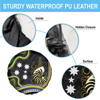 South Sea Islanders And New Caledonia Spare Tire Cover Nautilus Shell Southern Cross Tribal Pattern DT05 - Polynesian Pride