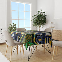 South Sea Islanders And New Caledonia Tablecloth Nautilus Shell Southern Cross Tribal Pattern DT05 - Polynesian Pride