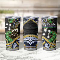 South Sea Islanders And New Caledonia Tumbler Cup Nautilus Shell Southern Cross Tribal Pattern DT05 - Polynesian Pride