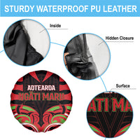 Aotearoa Ngati Maru Spare Tire Cover New Zealand Traditional Maori Pattern DT05 - Polynesian Pride