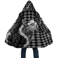 Black Hawaii Palaka Cowboy Turtle Cloak Hawaiian Paniolo Puakenikeni Maile Lei