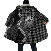 Black Hawaii Palaka Cowboy Turtle Cloak Hawaiian Paniolo Puakenikeni Maile Lei