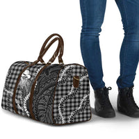 Black Hawaii Palaka Cowboy Turtle Travel Bag Hawaiian Paniolo Puakenikeni Maile Lei DT05 - Polynesian Pride