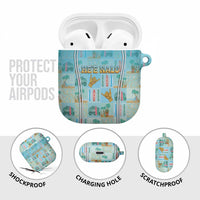 Hawaii Surfing AirPods Case He'e Nalu