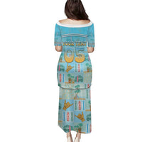 Custom Hawaii Surfing Family Matching Puletasi and Hawaiian Shirt He'e Nalu DT05 - Polynesian Pride