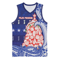 Northern Mariana Islands Christmas Basketball Jersey Seashell Xmas Tree Tribal Waves - Polynesian Pride