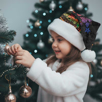 New Caledonia Christmas Santa Hat Seashell Xmas Tree Tribal Waves - Polynesian Pride