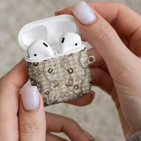 Hawaii Palaka Cowboy AirPods Case Shell Maile Lei With Western Patterns DT05 - Polynesian Pride
