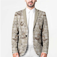 Hawaii Palaka Cowboy Blazer Shell Maile Lei With Western Patterns - Polynesian Pride