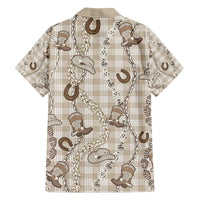 Hawaii Palaka Cowboy Family Matching Summer Maxi Dress and Hawaiian Shirt Shell Maile Lei With Western Patterns DT05 - Polynesian Pride
