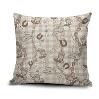 Hawaii Palaka Cowboy Pillow Cover Shell Maile Lei With Western Patterns - Polynesian Pride