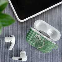 Green Hawaii Palaka Cowboy Turtle AirPods Case Hawaiian Paniolo Puakenikeni Maile Lei DT05 - Polynesian Pride