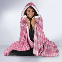 Pink Hawaii Palaka Cowboy Turtle Hooded Blanket Hawaiian Paniolo Puakenikeni Maile Lei - Polynesian Pride