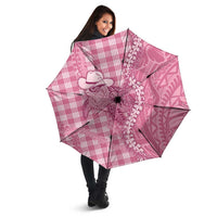 Pink Hawaii Palaka Cowboy Turtle Umbrella Hawaiian Paniolo Puakenikeni Maile Lei - Polynesian Pride