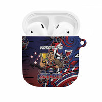 Samoa Wrestling AirPods Case Polynesian Warrior Funny Style - Polynesian Pride