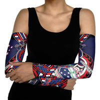 Personalised Samoa Wrestling Arm Sleeves Polynesian Warrior Funny Style - Polynesian Pride