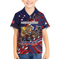 Personalised Samoa Wrestling Hawaiian Shirt Polynesian Warrior Funny Style - Polynesian Pride