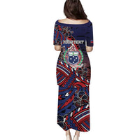 Personalised Samoa Wrestling Puletasi Polynesian Warrior Funny Style - Polynesian Pride