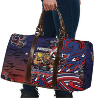 Samoa Wrestling Travel Bag Polynesian Warrior Funny Style - Polynesian Pride