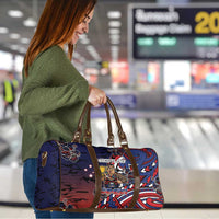 Samoa Wrestling Travel Bag Polynesian Warrior Funny Style - Polynesian Pride