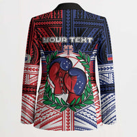 Personalised Samoa Boxing Blazer Samoan Boxer Funny Style DT05 - Polynesian Pride