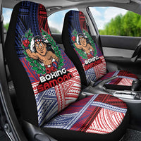 Samoa Boxing Car Seat Cover Samoan Boxer Funny Style DT05 - Polynesian Pride