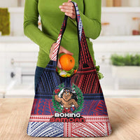 Samoa Boxing Grocery Bag Samoan Boxer Funny Style DT05 - Polynesian Pride