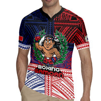 Personalised Samoa Boxing Rugby Jersey Samoan Boxer Funny Style DT05 - Polynesian Pride