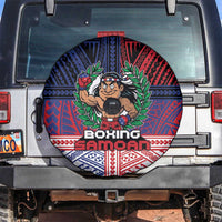 Samoa Boxing Spare Tire Cover Samoan Boxer Funny Style DT05 Red - Polynesian Pride