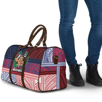 Samoa Boxing Travel Bag Samoan Boxer Funny Style DT05 - Polynesian Pride