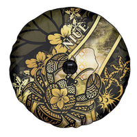 Niue Spare Tire Cover Niuean Crab Waves Style