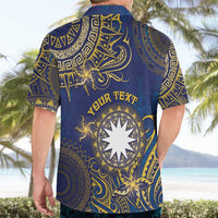 Personalised Nauru Hawaiian Shirt Hibiscus Polynesian Tribal Pattern DT05 - Polynesian Pride
