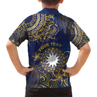 Personalised Nauru Hawaiian Shirt Hibiscus Polynesian Tribal Pattern DT05 - Polynesian Pride