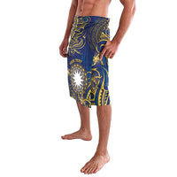 Personalised Nauru Lavalava Hibiscus Polynesian Tribal Pattern