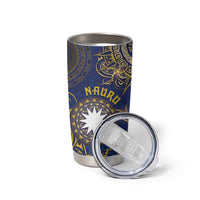 Personalised Nauru Tumbler Cup Hibiscus Polynesian Tribal Pattern DT05 - Polynesian Pride