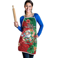 Hawaii Christmas Apron Mele Kalikimaka Funny Hawaiian Santa DT05 - Polynesian Pride