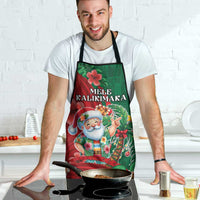 Hawaii Christmas Apron Mele Kalikimaka Funny Hawaiian Santa DT05 - Polynesian Pride