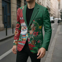 Hawaii Christmas Blazer Mele Kalikimaka Funny Hawaiian Santa DT05 - Polynesian Pride